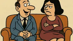 Виц: Скъпа, 10 години без скандал?!